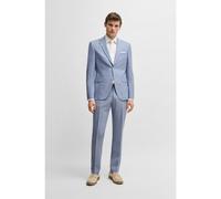 BOSS Costume Regular à micro motif intégral - Style H-Jeckson-2Pcs-224, 50547963 Bleu 46