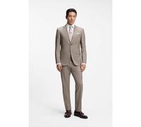 BOSS Costume Regular deux pièces en mohair stretch chiné - Style H-Jeckson-2Pcs-263, 50567234 Beige 46