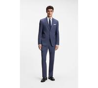 BOSS Costume Regular deux pièces en mohair stretch chiné - Style H-Jeckson-2Pcs-263, 50567234 Bleu 60