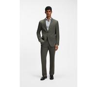 BOSS Costume Regular deux pièces en mohair stretch chiné - Style H-Jeckson-2Pcs-263, 50567234 Vert sombre 46