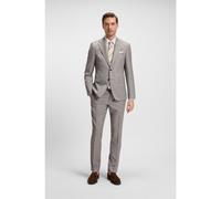 BOSS Costume Regular en laine vierge à carreaux - Style L-Jarrod-2Pcs-241, 50545415 Beige 54