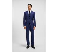 BOSS Costume Regular en laine vierge stretch - Style H-Jeckson-2Pcs-224, 50552082 Bleu 56
