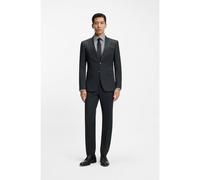 BOSS Costume Slim deux pièces en laine mélangée - Style H-Huge-2Pcs-Peak-253, 50557273 Vert sombre 102