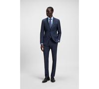 BOSS Costume Slim en laine mélangée à micro motif - Style H-Huge-2Pcs-224, 50532272 Bleu 48