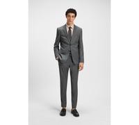 BOSS Costume Slim en laine mélangée à micro motif - Style H-Huge-2Pcs-224, 50532272 Gris chiné 58
