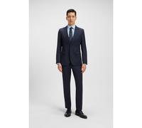 BOSS Costume Slim en laine vierge à micro motif - Style H-Houston-2Pcs-252, 50546097 Bleu foncé 50