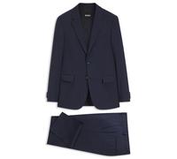 BOSS Costume Slim en laine vierge à micro motif - Style H-Houston-2Pcs-263, 50576182 Bleu foncé 46