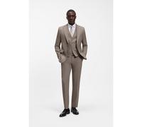 BOSS Costume trois pièces Regular en sergé de laine vierge - Style H-Jeckson-3Pcs-263, 50571960 Brun chiné 52