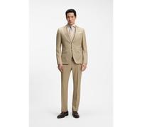 BOSS Costume trois pièces Slim Fit en serge de laine vierge - Style H-Huge-3Pcs-253, 50561843 Beige clair 106