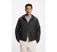 BOSS Coupe-vent en laine vierge à capuche - Style L-Corako1, 50555914 Noir 46