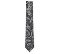 BOSS Cravate en soie à imprimé intégral - Style H-TIE CM 7.5 262, 50582736 Noir à motif pcs.