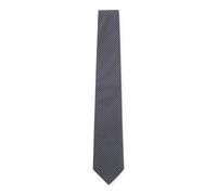 BOSS Cravate confectionnée en Italie en jacquard de soie avec rayures en diagonale - Style L-TIE CM 7,5 - 223, 50561018 Bleu foncé pcs.