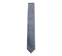 BOSS Cravate confectionnée en Italie en soie à rayures en diagonale - Style L-TIE CM 7,5 - 223, 50566302 Bleu à motif pcs.