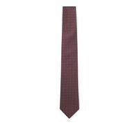 BOSS Cravate en jacquard de soie à micro-motif - Style L-TIE CM 7,5 - 223, 50571426 Rouge sombre pcs.
