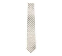BOSS Cravate en soie à motif jacquard - Style L-TIE CM 7,5 - 223, 50555614 Blanc à motif pcs.