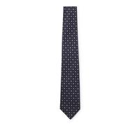 BOSS Cravate en soie à motif jacquard - Style L-TIE CM 7,5 - 223, 50555614 Bleu foncé pcs.