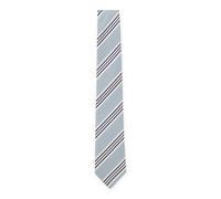 BOSS Cravate en soie et coton à rayures en diagonale - Style L-TIE CM 7,5 - 223, 50561026 bleu clair pcs.