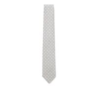 BOSS Cravate en soie et lin à motif pois jacquard - Style C-TIE 7.5CM 262, 50561734 Gris à motif pcs.