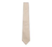 BOSS Cravate en soie italienne avec motif à pois - Style L-TIE CM 7,5 - 223, 50545497 Naturel pcs.