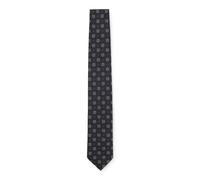 BOSS Cravate en soie mélangée à motif - Style H-TIE CM 7.5 253, 50550511 Bleu foncé pcs.