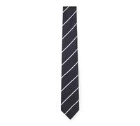 BOSS Cravate en soie mélangée à rayures en diagonale - Style H-TIE CM 7.5 253, 50550914 Bleu foncé pcs.