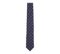 BOSS Cravate imprimée en coton et laine - Style H-TIE CM 7.5 253, 50551107 Bleu à motif pcs.