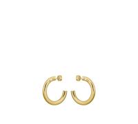 BOSS Jewelry Collier en Chaîne, Bracelet en Chaîne et Boucles d'Oreilles Créoles pour Femme Collection LIVE STATEMENT en Acier Inoxydable avec placage Or Jaune