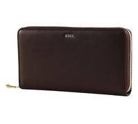 BOSS Cuir Porte-Monnaie Numah Ziparound Wallet Open Purple Framboise