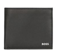Hugo Boss Porte-monnaie Randy en cuir 11 cm 4 CC brun foncé