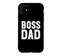 Boss Dad Mens Dad Boss Hombre Papa Bossy Daddy Boss Father Coque pour iPhone 11
