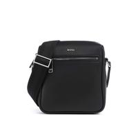 BOSS Daxter Sac bandoulière noir, cuir collé, homme
