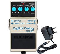 Boss DD-3T Appareil à effet delay numérique + bloc d'alimentation Keepdrum 9 V
