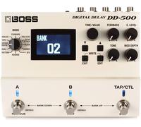 Boss DD-500 Digital Delay Guitar Effect Pedal White 32bit 12 delay modes NEUF