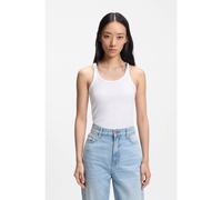 BOSS Débardeur dos nageur en coton stretch - Style C_Epetite, 50554664 Blanc L