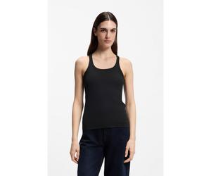 BOSS Débardeur dos nageur en coton stretch - Style C_Epetite, 50554664 Noir S