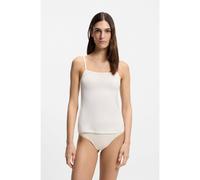 BOSS Débardeur en jersey stretch avec bretelles ajustables - Style VEST CI, 50561444 Naturel L