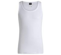 BOSS Débardeur en coton côtelé à logo imprimé - Style Tank Top Original, 50475412 Blanc XXL