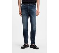 BOSS Delaware Jean Slim en coton stretch mélangé - Style C-Delaware, 50564359 Bleu foncé 30/32