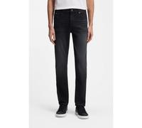 BOSS Delaware Jean Slim en denim noir italien très doux - Style H-Delaware, 50520851 Gris sombre 30/34