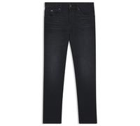 BOSS Delaware Jean Slim en denim noir italien très doux - Style H-Delaware, 50520851 Gris sombre 33/30