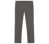BOSS Delaware Pantalon Slim en satin brossé - Style P-Delaware5, 50524431 Gris sombre 33/34