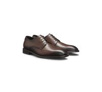 BOSS Derbies en cuir confectionnées en Italie - Style Derrek_Derb_burb, 50536535 Marron foncé 42.5