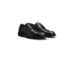 BOSS Derbies en cuir grainé à bout rapporté - Style Tayil_Derb_grct, 50573315 Noir 40