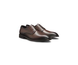 BOSS Derbies en cuir - Style Derrek_Derb_burb, 50536535 Marron foncé 46