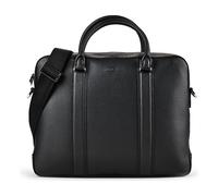 Boss Derwil Attaché-case Cuir véritable 38 cm Compartiment ordinateur noir