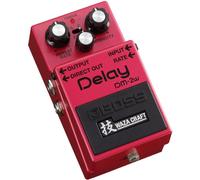 Boss DM-2W Analog Delay Guitar Effects Pedal Waza Craft Red Compact Body NEUF