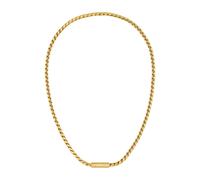 BOSS Jewelry Collier et Bracelet en Chaîne pour Homme Collection DORAN en Acier Inoxydable et avec une Plaque Gravée