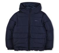 Boss - Doudoune À Capuche - Bleu Cargo - Garçon - 5 Ans