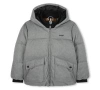 Boss - Doudoune À Capuche - Gris Chine - Garçon - 4 Ans