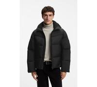 BOSS Doudoune déperlante à capuche amovible - Style Obore, 50564928 Noir 54